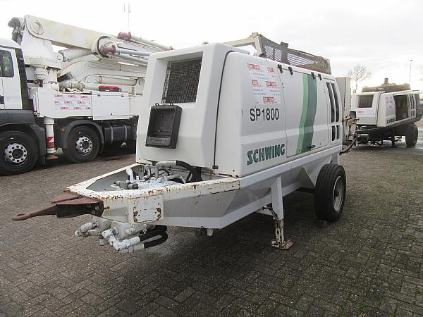 2014 SCHWING SP1800 D 129KW trailer pump - Бетононасос стационарный: фото 2 2014 SCHWING SP1800 D 129KW trailer pump - Бетононасос стационарный: фото 2