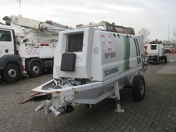 2015 SCHWING SP 1800 D 129KW - Бетононасос стационарный: фото 3 2015 SCHWING SP 1800 D 129KW - Бетононасос стационарный: фото 3