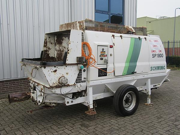 2015 SCHWING SP 1800 D 129KW - Бетононасос стационарный: фото 2 2015 SCHWING SP 1800 D 129KW - Бетононасос стационарный: фото 2
