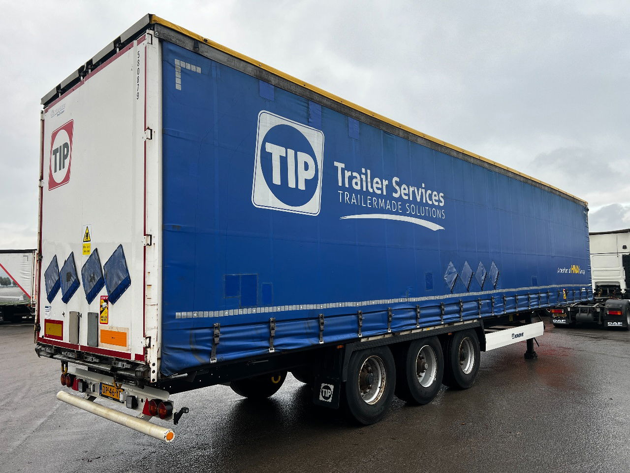 Krone schuifzeil met BPW assen - Тентованный полуприцеп: фото 3 Krone schuifzeil met BPW assen - Тентованный полуприцеп: фото 3