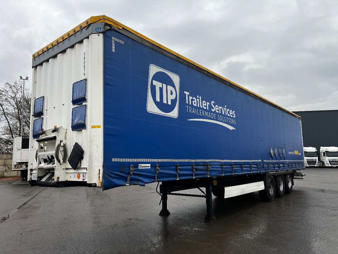 Krone schuifzeil met BPW assen - Тентованный полуприцеп: фото 1 Krone schuifzeil met BPW assen - Тентованный полуприцеп: фото 1