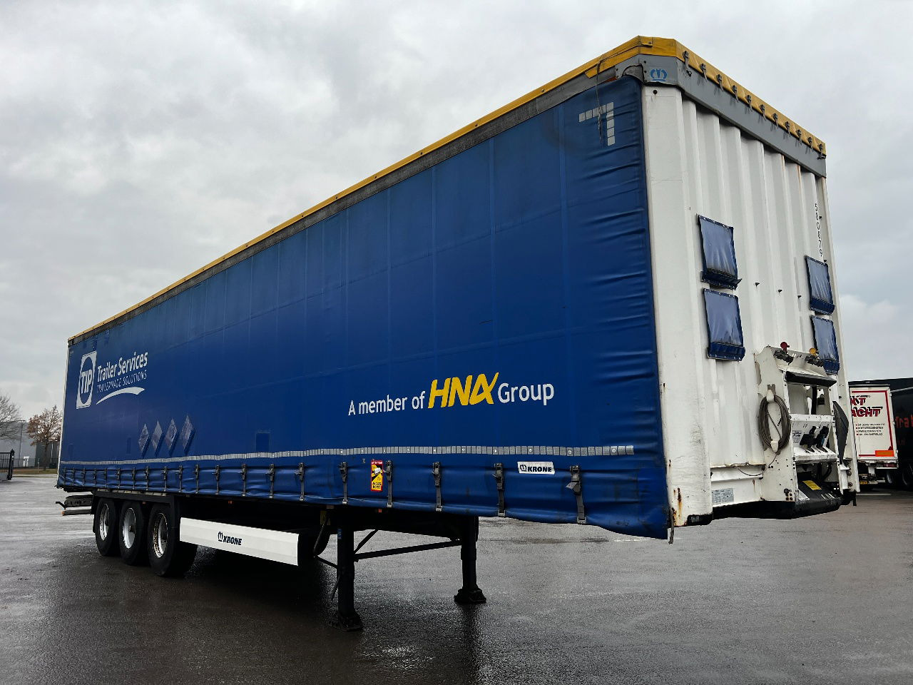 Krone schuifzeil met BPW assen - Тентованный полуприцеп: фото 2 Krone schuifzeil met BPW assen - Тентованный полуприцеп: фото 2