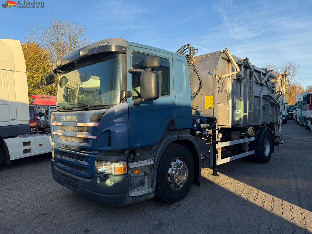 Scania B4X2 Edelstahlkipper für Tierkörperbeseitigung Kran MKG - Другая техника: фото 1 Scania B4X2 Edelstahlkipper für Tierkörperbeseitigung Kran MKG - Другая техника: фото 1