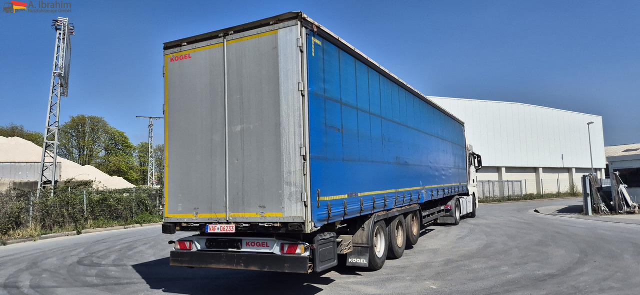 Тентованный полуприцеп Kögel SN24 Standard, Edscha, Trommelbremse: фото 10