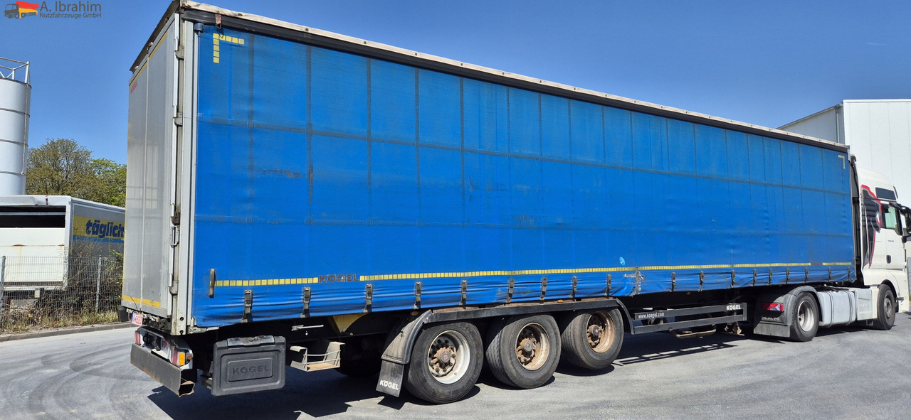 Тентованный полуприцеп Kögel SN24 Standard, Edscha, Trommelbremse: фото 11