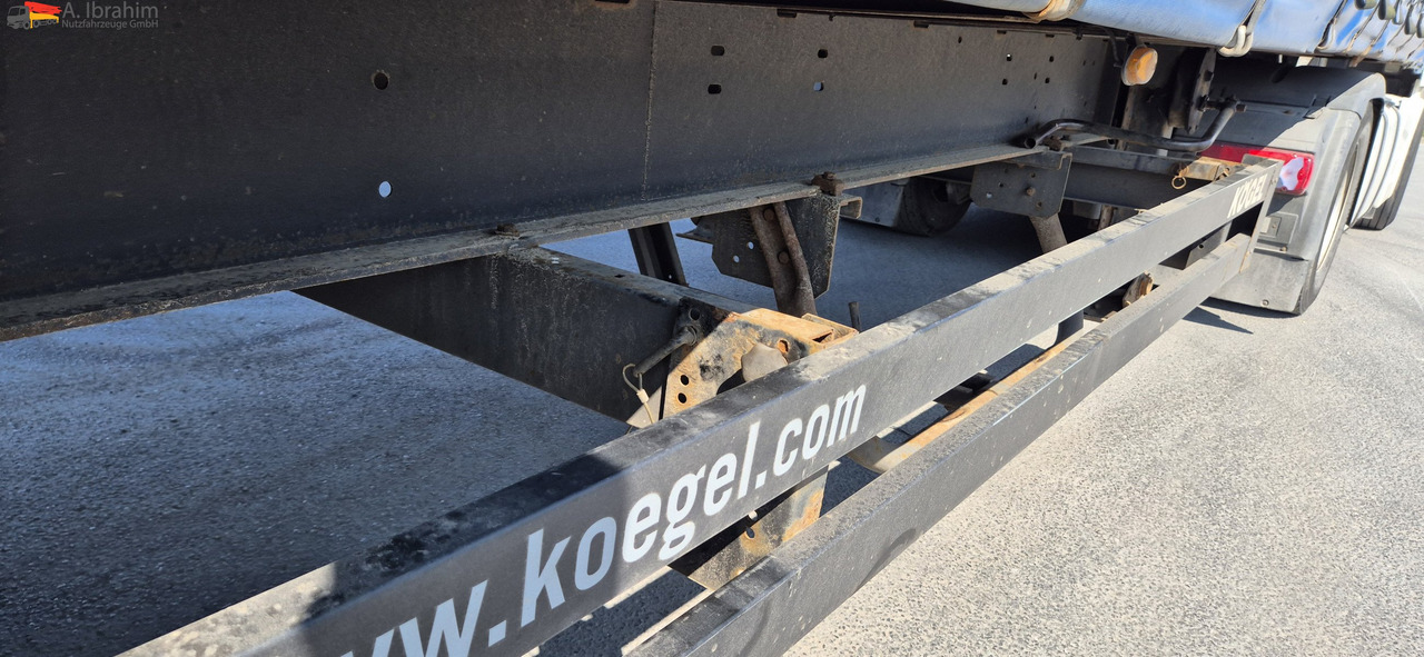 Тентованный полуприцеп Kögel SN24 Standard, Edscha, Trommelbremse: фото 6