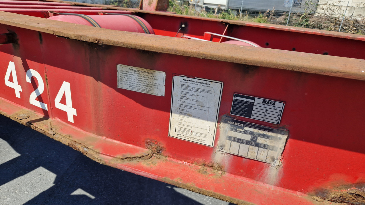 MAFA 20.30.40. ft Containerchassis - Полуприцеп-контейнеровоз/ Сменный кузов: фото 2 MAFA 20.30.40. ft Containerchassis - Полуприцеп-контейнеровоз/ Сменный кузов: фото 2