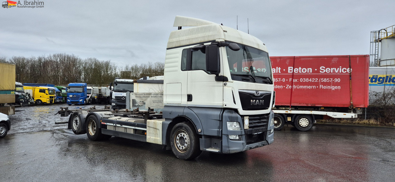 Тентованный грузовик MAN TGX 26.460 Vario-Rahmen deutsches Fahrzeug. ohne Wechselbrücke: фото 9