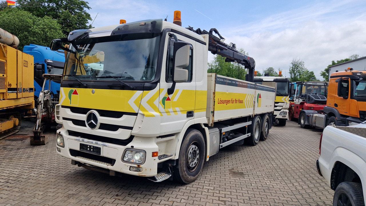 Mercedes-Benz 2541L Baustoff mit HIAB 122, Palettengabel Lift-Lenkachse, mp3 - Автоманипулятор, Грузовик бортовой/ Платформа: фото 1 Mercedes-Benz 2541L Baustoff mit HIAB 122, Palettengabel Lift-Lenkachse, mp3 - Автоманипулятор, Грузовик бортовой/ Платформа: фото 1