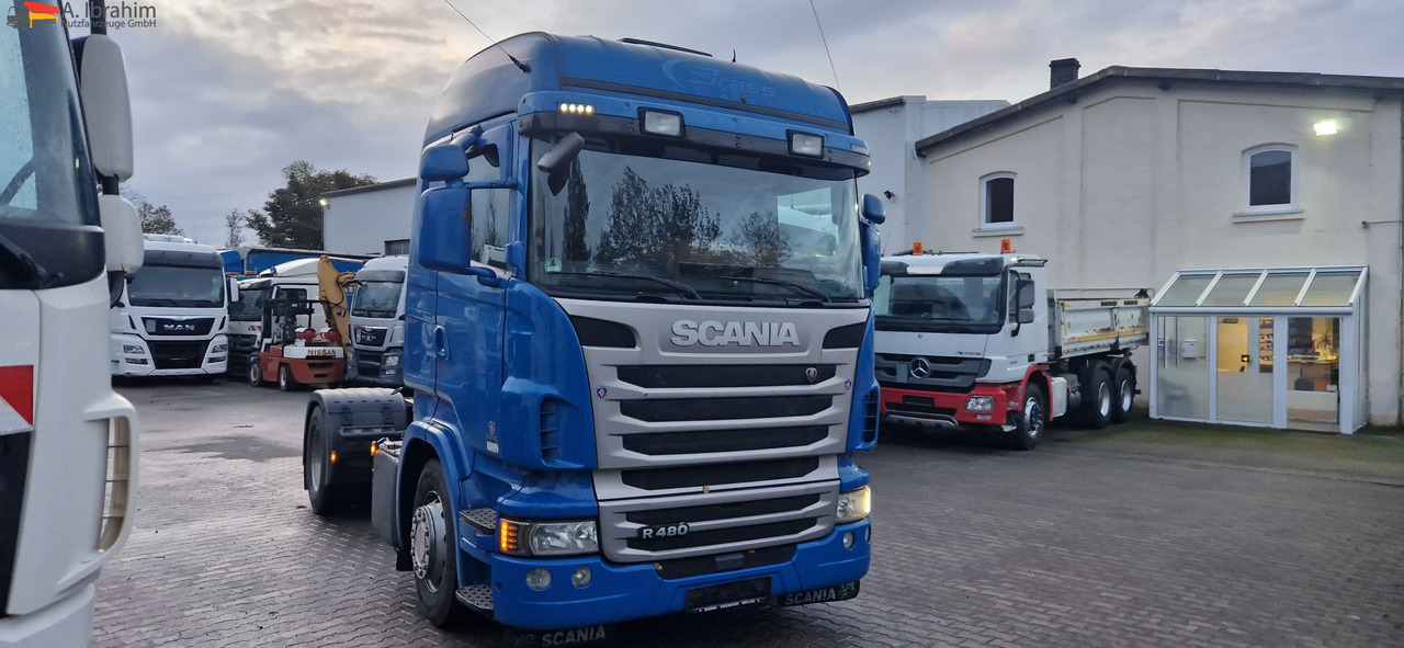 Тягач Scania R 480 Retarder, Klima, Zustand gut PTO für Kompressor: фото 9