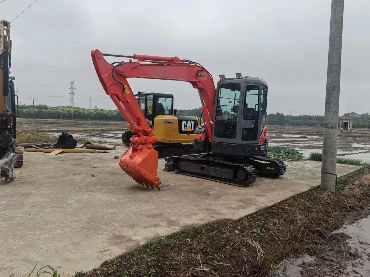 Мини-экскаватор Hitachi ZX55: фото 10