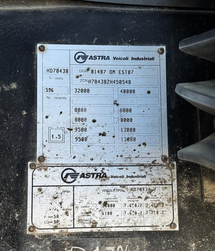 Автобетононасос-смеситель Betonpompa CIFA ASTRA HD84.38 - 2003: фото 18