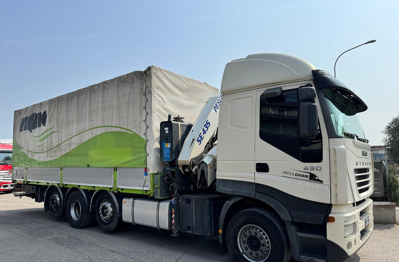 IVECO 430 - 4 ASSI STRADALE CON GRU - Тентованный грузовик: фото 3 IVECO 430 - 4 ASSI STRADALE CON GRU - Тентованный грузовик: фото 3