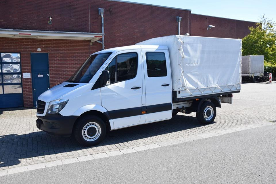 Mercedes-Benz Sprinter 314 CDI Pri Plane Doka 7-Sitze Klima - Тентованный фургон, Грузопассажирский фургон: фото 1 Mercedes-Benz Sprinter 314 CDI Pri Plane Doka 7-Sitze Klima - Тентованный фургон, Грузопассажирский фургон: фото 1