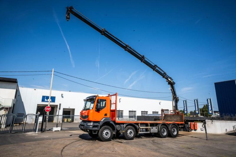 Renault KERAX 430 DXI+ HIAB 16 T/m + 5 EXT - Грузовик бортовой/ Платформа, Автоманипулятор: фото 1 Renault KERAX 430 DXI+ HIAB 16 T/m + 5 EXT - Грузовик бортовой/ Платформа, Автоманипулятор: фото 1