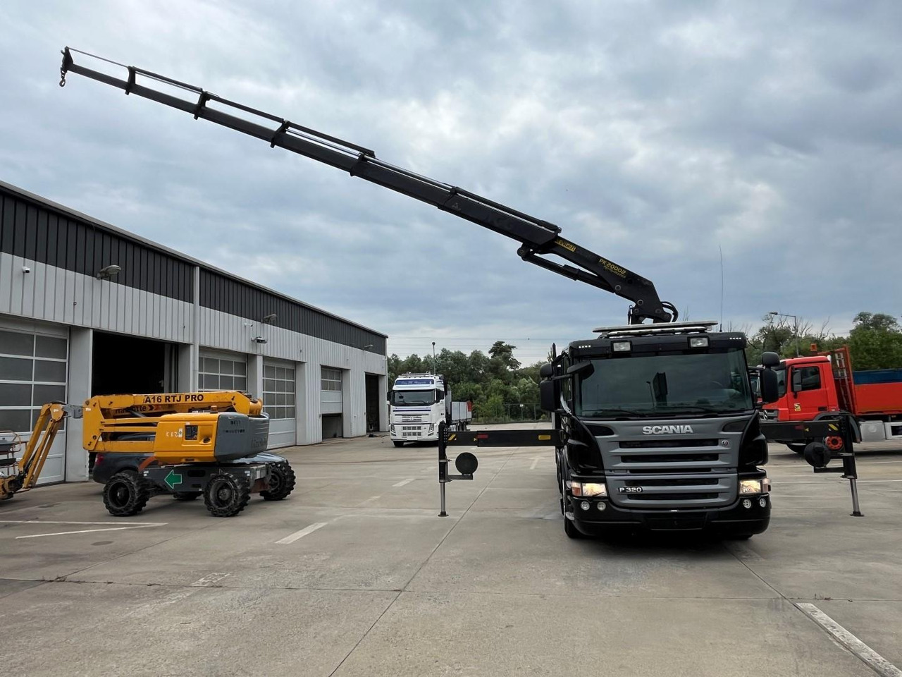 Грузовик бортовой/ Платформа, Автоманипулятор SCANIA P320, +RC, valník Crane PK 20002: фото 16
