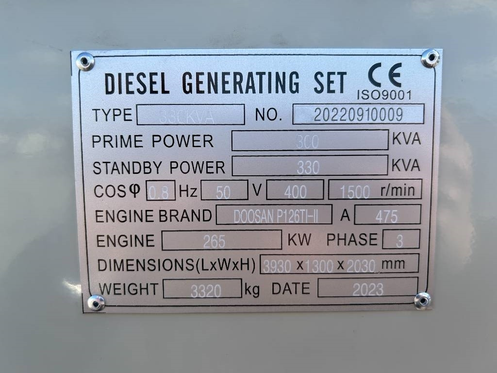 Doosan P126TI-II - 330 kVA Generator - DPX-19853 - Электрогенератор: фото 4 Doosan P126TI-II - 330 kVA Generator - DPX-19853 - Электрогенератор: фото 4