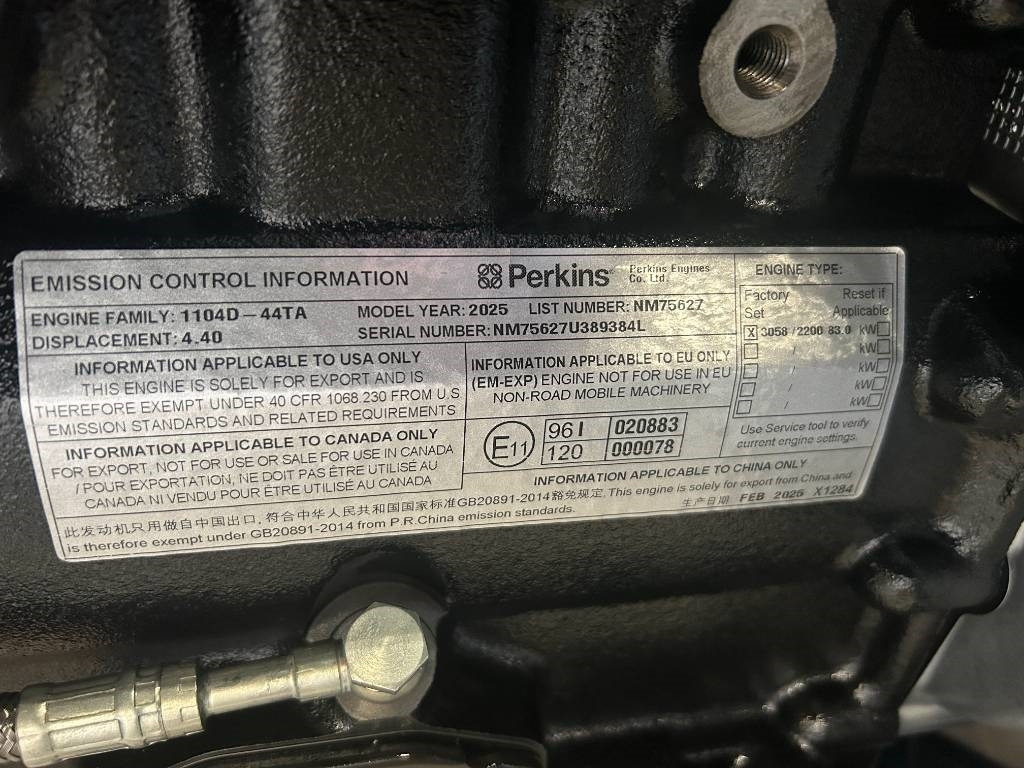 Perkins 1104D-44TA - Diesel Engine - New - DPX-25088  - Двигатель для Строительной техники: фото 5 Perkins 1104D-44TA - Diesel Engine - New - DPX-25088  - Двигатель для Строительной техники: фото 5