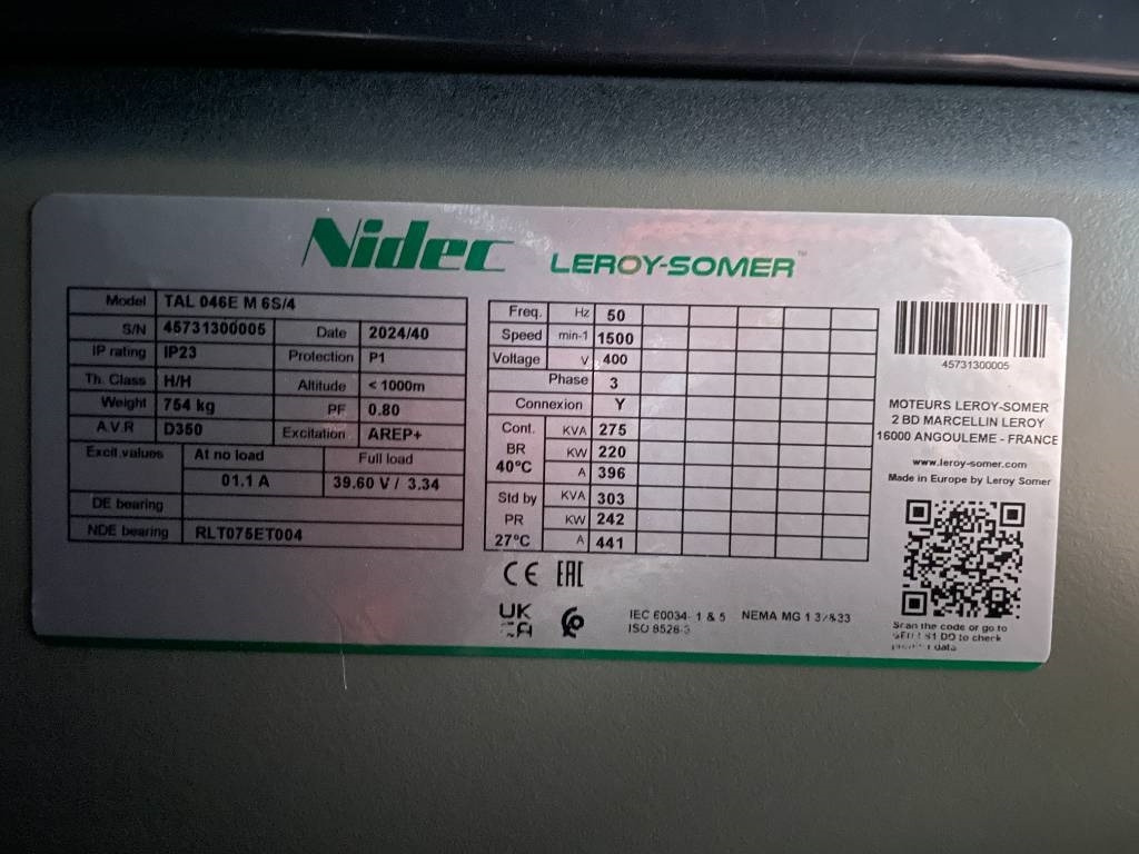 Scania DC09 - 300 kVA Generator - DPX-17947 - Электрогенератор: фото 3 Scania DC09 - 300 kVA Generator - DPX-17947 - Электрогенератор: фото 3
