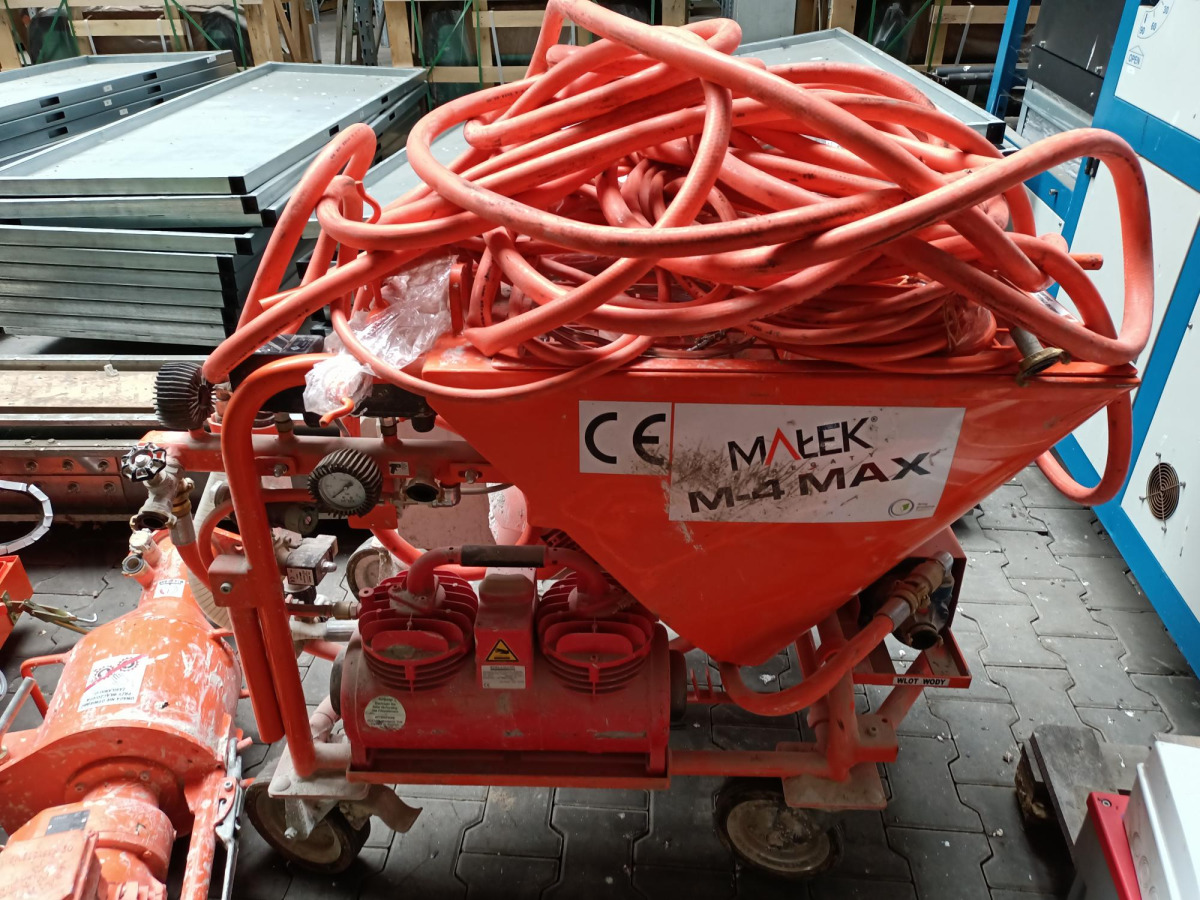 Agregat tynkarski – MAŁEK M-4 MAX – 2023 – 150l – kompresor powietrza - Строительное оборудование: фото 3 Agregat tynkarski – MAŁEK M-4 MAX – 2023 – 150l – kompresor powietrza - Строительное оборудование: фото 3