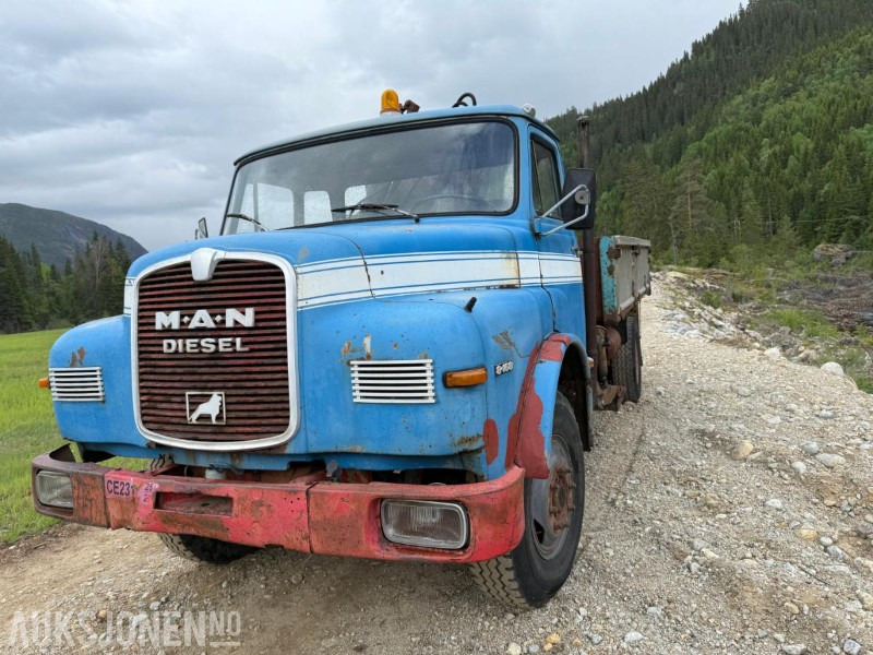 1973 Kranbil - MAN 8.168 HA, 4x4, Plan med tipp - Автоманипулятор: фото 1 1973 Kranbil - MAN 8.168 HA, 4x4, Plan med tipp - Автоманипулятор: фото 1