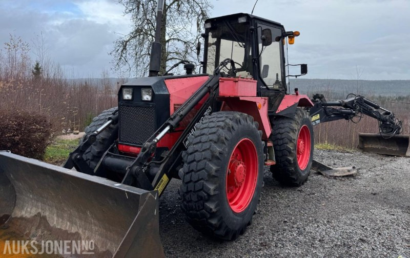 1989 Huddig 760 traktorgraver asfaltskjærer hydraulisk brøyteskjær graveskuffe - Экскаватор-погрузчик: фото 1 1989 Huddig 760 traktorgraver asfaltskjærer hydraulisk brøyteskjær graveskuffe - Экскаватор-погрузчик: фото 1