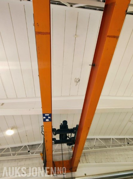 1997 Demag ZKKE Traverskran - Bredde 8500 mm - løftekapasitet 5 tonn - Кран: фото 3 1997 Demag ZKKE Traverskran - Bredde 8500 mm - løftekapasitet 5 tonn - Кран: фото 3