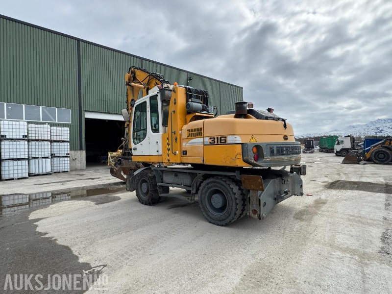 2009 Liebherr A316 Litronic hjulgraver - Hevbar hytte - Klype - 13065T - Экскаватор: фото 3 2009 Liebherr A316 Litronic hjulgraver - Hevbar hytte - Klype - 13065T - Экскаватор: фото 3