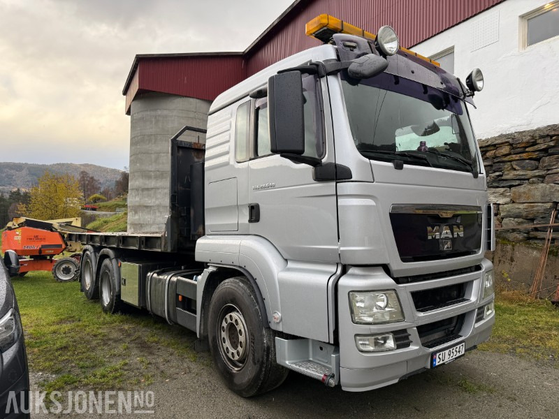 Крюковой мультилифт 2010 MAN TGS 28.540 krokbil / krokløftbil - maskinflak + krokkasse: фото 11