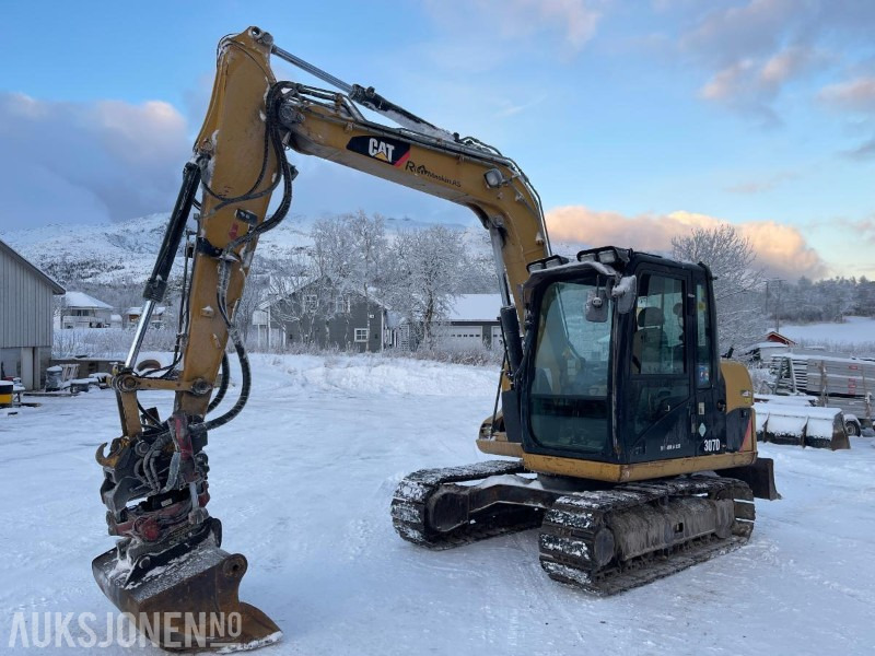 2012 Cat 307D Gravemaskin, Tiltrotator, S50, 8392 timer, sertifisert til Juli 2026 - Экскаватор: фото 1 2012 Cat 307D Gravemaskin, Tiltrotator, S50, 8392 timer, sertifisert til Juli 2026 - Экскаватор: фото 1
