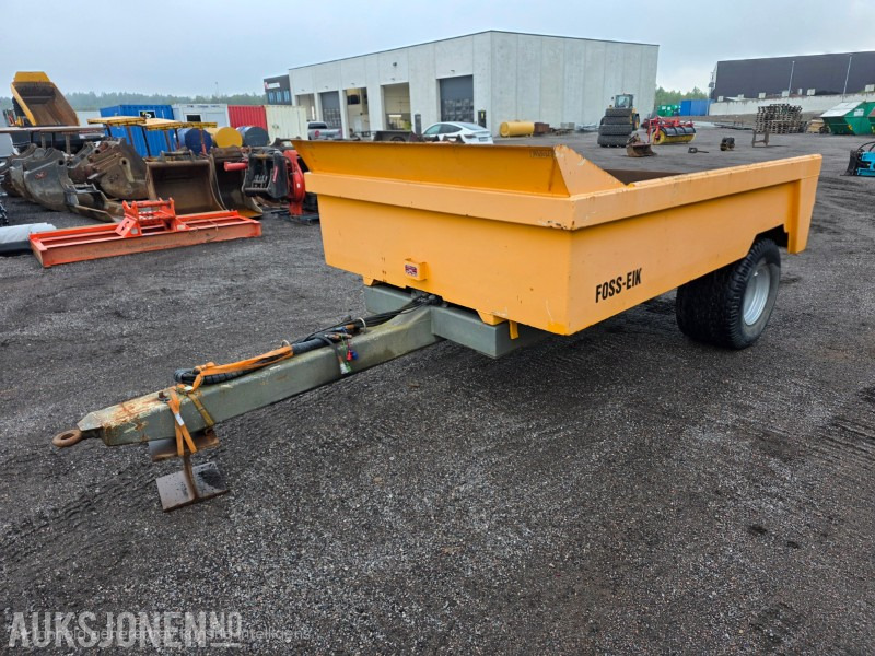 2012 Foss-eik dumperhenger hydraulisk med baklem - Tillatt totaltvekt 10400 kg - Строительное оборудование: фото 1 2012 Foss-eik dumperhenger hydraulisk med baklem - Tillatt totaltvekt 10400 kg - Строительное оборудование: фото 1