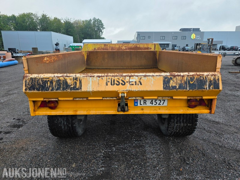2012 Foss-eik dumperhenger hydraulisk med baklem - Tillatt totaltvekt 10400 kg - Строительное оборудование: фото 4 2012 Foss-eik dumperhenger hydraulisk med baklem - Tillatt totaltvekt 10400 kg - Строительное оборудование: фото 4