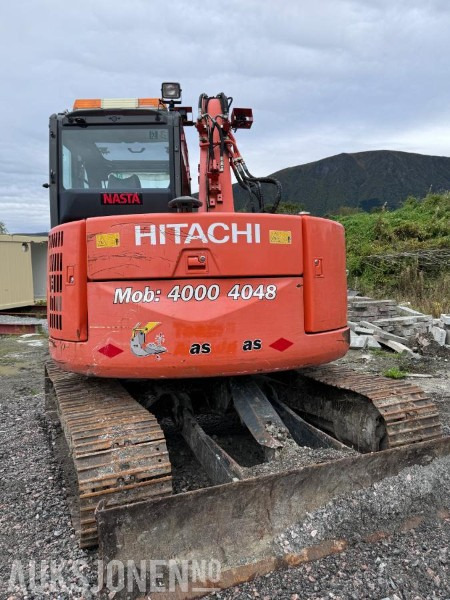 2012 Hitachi ZX85US-3 gravemaskin - Sentralsmøring - Rototilt - Pusskuffe - Graveskuffe - Экскаватор: фото 5 2012 Hitachi ZX85US-3 gravemaskin - Sentralsmøring - Rototilt - Pusskuffe - Graveskuffe - Экскаватор: фото 5