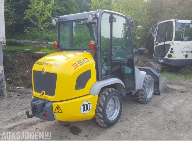 2012 KramerAllrad 350 Hjullaster - KUN 660 timer Mva-fri - Med original skuffe og pallegafler - Колёсный погрузчик: фото 5 2012 KramerAllrad 350 Hjullaster - KUN 660 timer Mva-fri - Med original skuffe og pallegafler - Колёсный погрузчик: фото 5