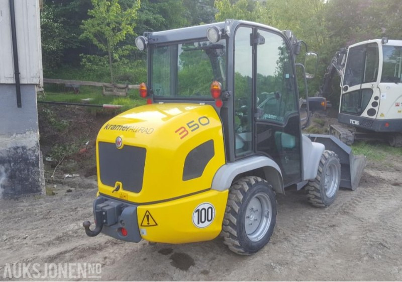 2012 KramerAllrad 350 Hjullaster - KUN 660 timer Mva-fri - Med original skuffe og pallegafler - Колёсный погрузчик: фото 4 2012 KramerAllrad 350 Hjullaster - KUN 660 timer Mva-fri - Med original skuffe og pallegafler - Колёсный погрузчик: фото 4