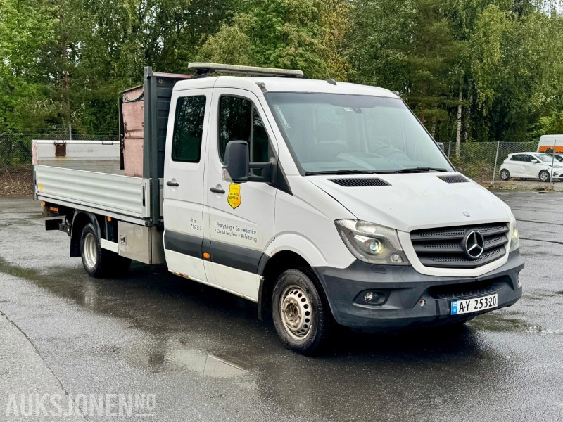2014 Mercedes-Benz Sprinter 516 CDI planbil, 5-tonn, dobbelkabin, bakløft, lysbjelke - Грузовик бортовой/ Платформа: фото 3 2014 Mercedes-Benz Sprinter 516 CDI planbil, 5-tonn, dobbelkabin, bakløft, lysbjelke - Грузовик бортовой/ Платформа: фото 3