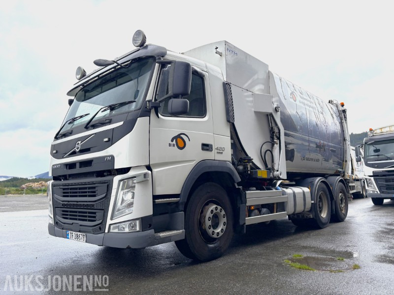 2014 Volvo FM420 EURO 6 sidelaster / komprimatorbil / renovasjonsbil - leveres med ny EU godkjenning - Мусоровоз: фото 1 2014 Volvo FM420 EURO 6 sidelaster / komprimatorbil / renovasjonsbil - leveres med ny EU godkjenning - Мусоровоз: фото 1