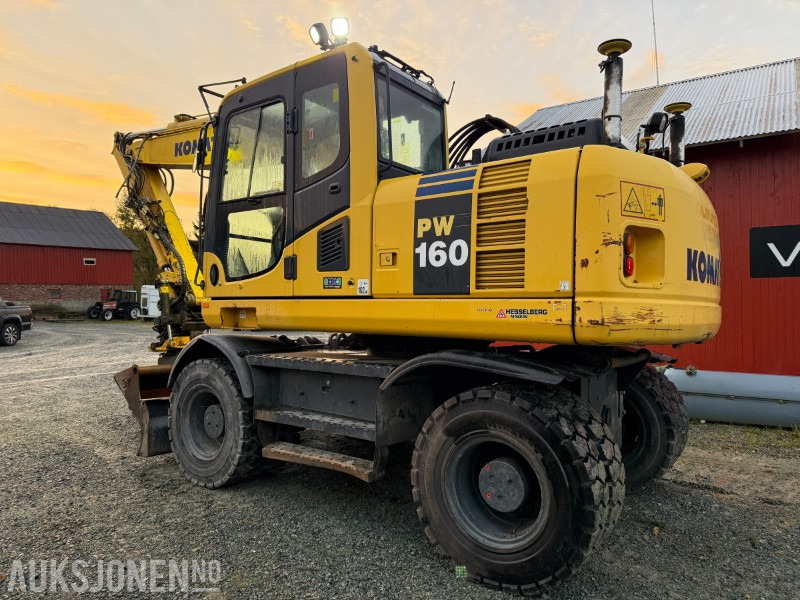 2015 Komatsu PW 160-8 Velutstyrt hjulgraver med Engcon rototilt, Leica GPS og sentralsmøring - Экскаватор: фото 5 2015 Komatsu PW 160-8 Velutstyrt hjulgraver med Engcon rototilt, Leica GPS og sentralsmøring - Экскаватор: фото 5
