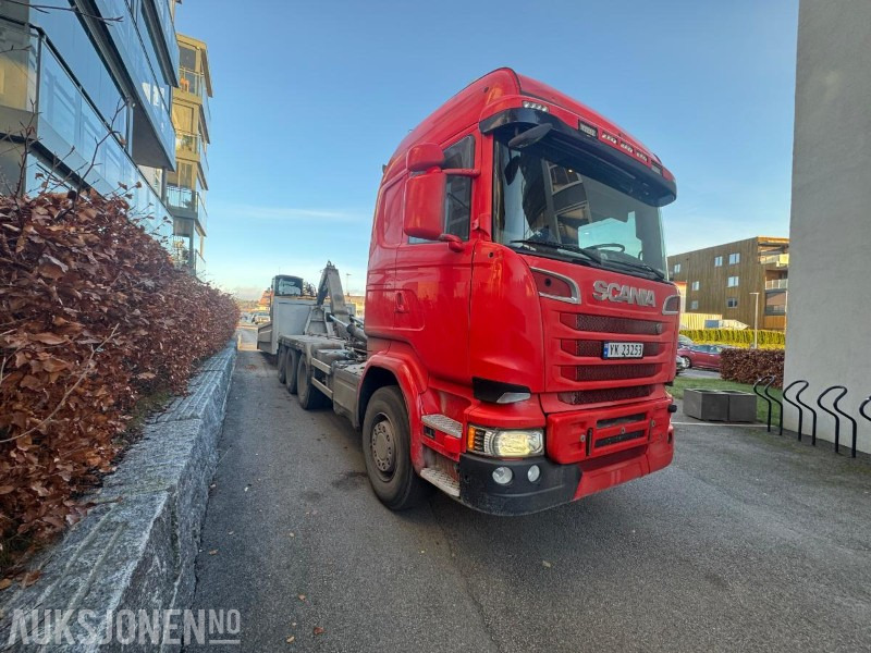 2015 Scania R580 8x4 tridem Krokbil / krokløft m/ JOAB 24t krok med knekk - Крюковой мультилифт: фото 2 2015 Scania R580 8x4 tridem Krokbil / krokløft m/ JOAB 24t krok med knekk - Крюковой мультилифт: фото 2