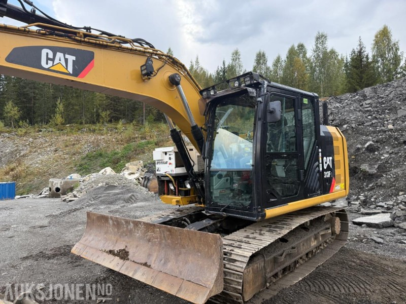 Экскаватор - 2016 Cat 313FL med skjær: фото 1