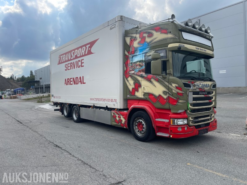 2017 Scania R-580 Ekeriskap m/full sideåpning - Грузовик с закрытым кузовом: фото 1 2017 Scania R-580 Ekeriskap m/full sideåpning - Грузовик с закрытым кузовом: фото 1