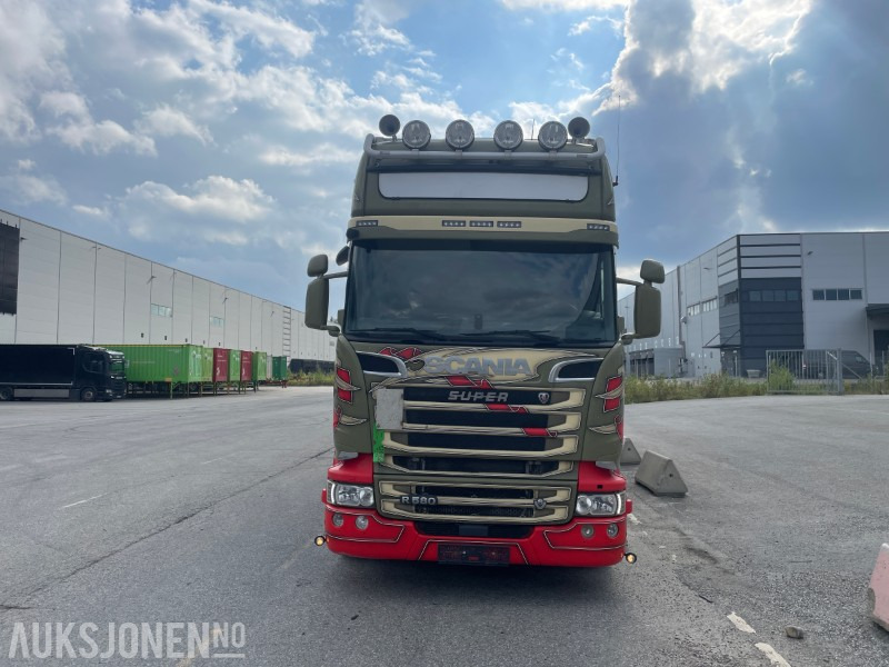 2017 Scania R-580 Ekeriskap m/full sideåpning og 2t bakløfter - Грузовик с закрытым кузовом: фото 4 2017 Scania R-580 Ekeriskap m/full sideåpning og 2t bakløfter - Грузовик с закрытым кузовом: фото 4