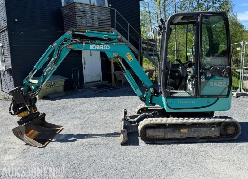 2018 Kobelco sk22 Minigraver med rotortilt - Мини-экскаватор: фото 5 2018 Kobelco sk22 Minigraver med rotortilt - Мини-экскаватор: фото 5
