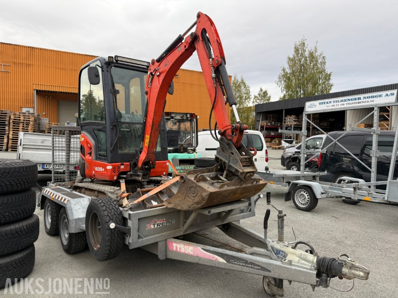 2018 Kubota KX019-4 minigraver m/ Tysse XTREME maskinhenger - Мини-экскаватор: фото 2 2018 Kubota KX019-4 minigraver m/ Tysse XTREME maskinhenger - Мини-экскаватор: фото 2