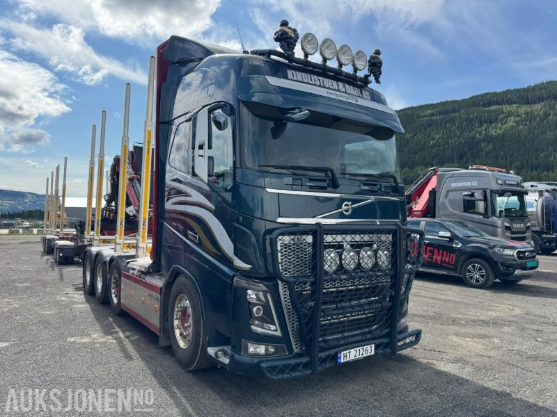 2018 Volvo FH16 8X4 komplett tømmerbil med kran og henger. - Лесовоз, Автоманипулятор: фото 3 2018 Volvo FH16 8X4 komplett tømmerbil med kran og henger. - Лесовоз, Автоманипулятор: фото 3
