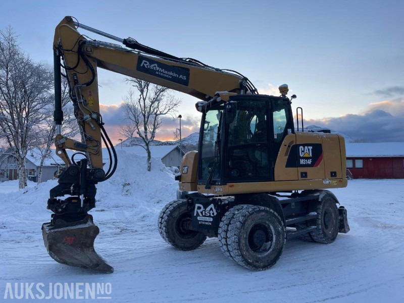 2019 Cat M314F Hjulgraver, 4840 timer, Tiltrotator, S60, maskinstyring, sertifisert til Juli 2026 - Экскаватор: фото 1 2019 Cat M314F Hjulgraver, 4840 timer, Tiltrotator, S60, maskinstyring, sertifisert til Juli 2026 - Экскаватор: фото 1