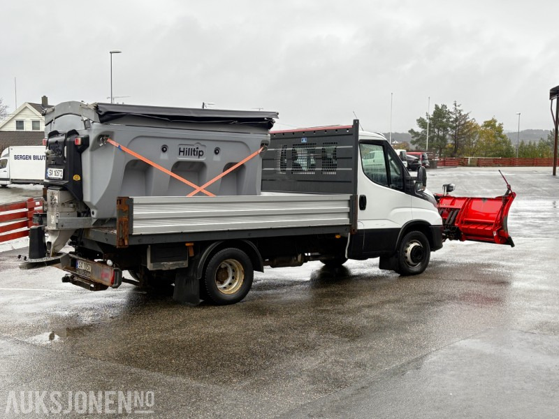 2019 Iveco Daily planbil m/ Hilltip IceStriker og Western Wide-Out brøyteplog - Грузовик бортовой/ Платформа: фото 3 2019 Iveco Daily planbil m/ Hilltip IceStriker og Western Wide-Out brøyteplog - Грузовик бортовой/ Платформа: фото 3