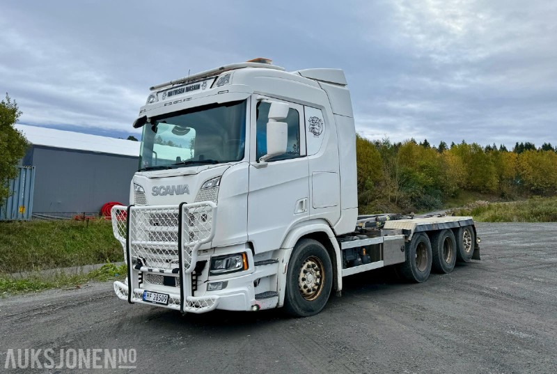 2019 Scania R500 tridem (8X4) KROKBIL - Joab L24 krok - Ny EU-godkjenning - Крюковой мультилифт: фото 1 2019 Scania R500 tridem (8X4) KROKBIL - Joab L24 krok - Ny EU-godkjenning - Крюковой мультилифт: фото 1