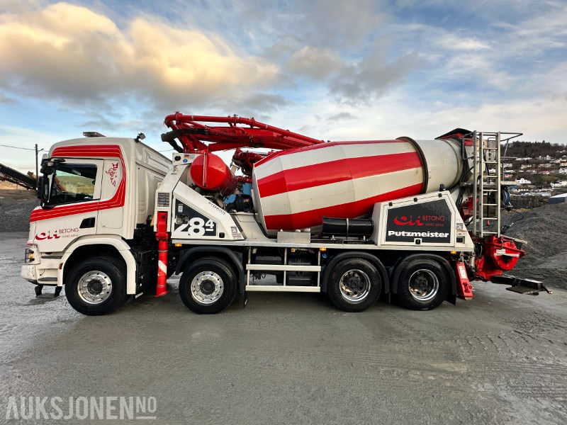 2021 Scania P500XT 8X4 Putzmeister PUMI 28-4 Betongpumpe, 83413km - Автобетоносмеситель: фото 2 2021 Scania P500XT 8X4 Putzmeister PUMI 28-4 Betongpumpe, 83413km - Автобетоносмеситель: фото 2
