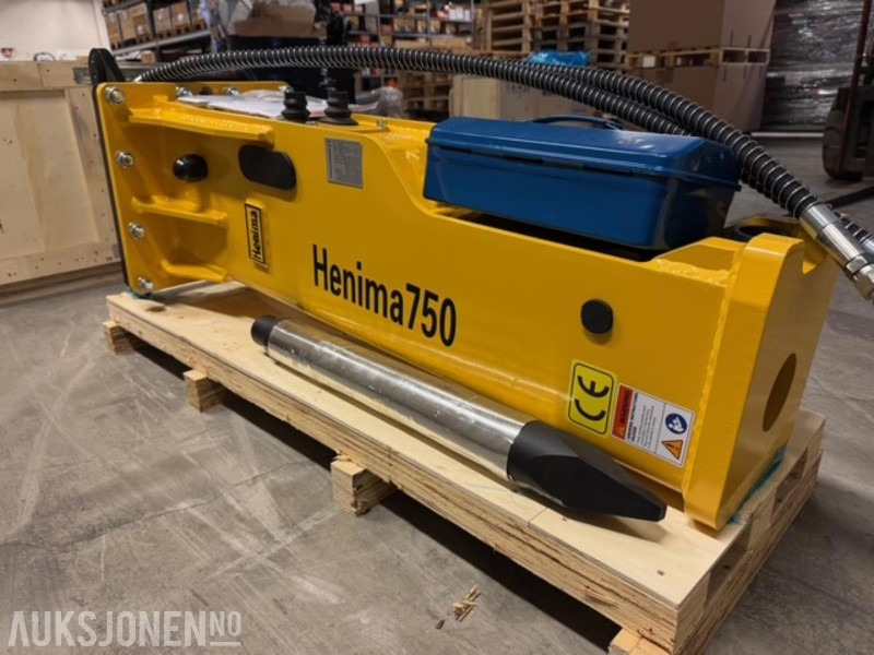 NY HENIMA PIGGHAMMER TIL 6-9 TONNS GRAVEMASKIN S50 M/GARANTI - Гидромолот для Строительной техники: фото 5 NY HENIMA PIGGHAMMER TIL 6-9 TONNS GRAVEMASKIN S50 M/GARANTI - Гидромолот для Строительной техники: фото 5